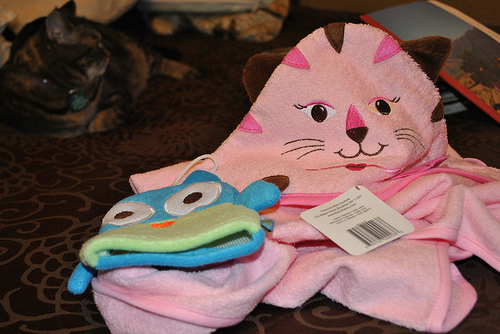 Pastel Pink & Baby Blue.